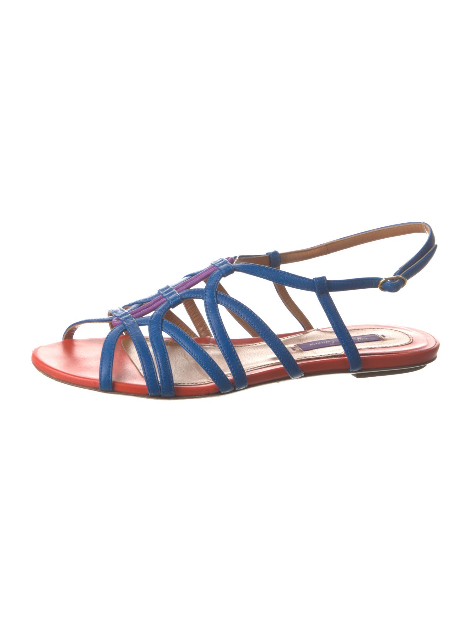 Ralph Lauren Purple Label Leather Gladiator Sandals