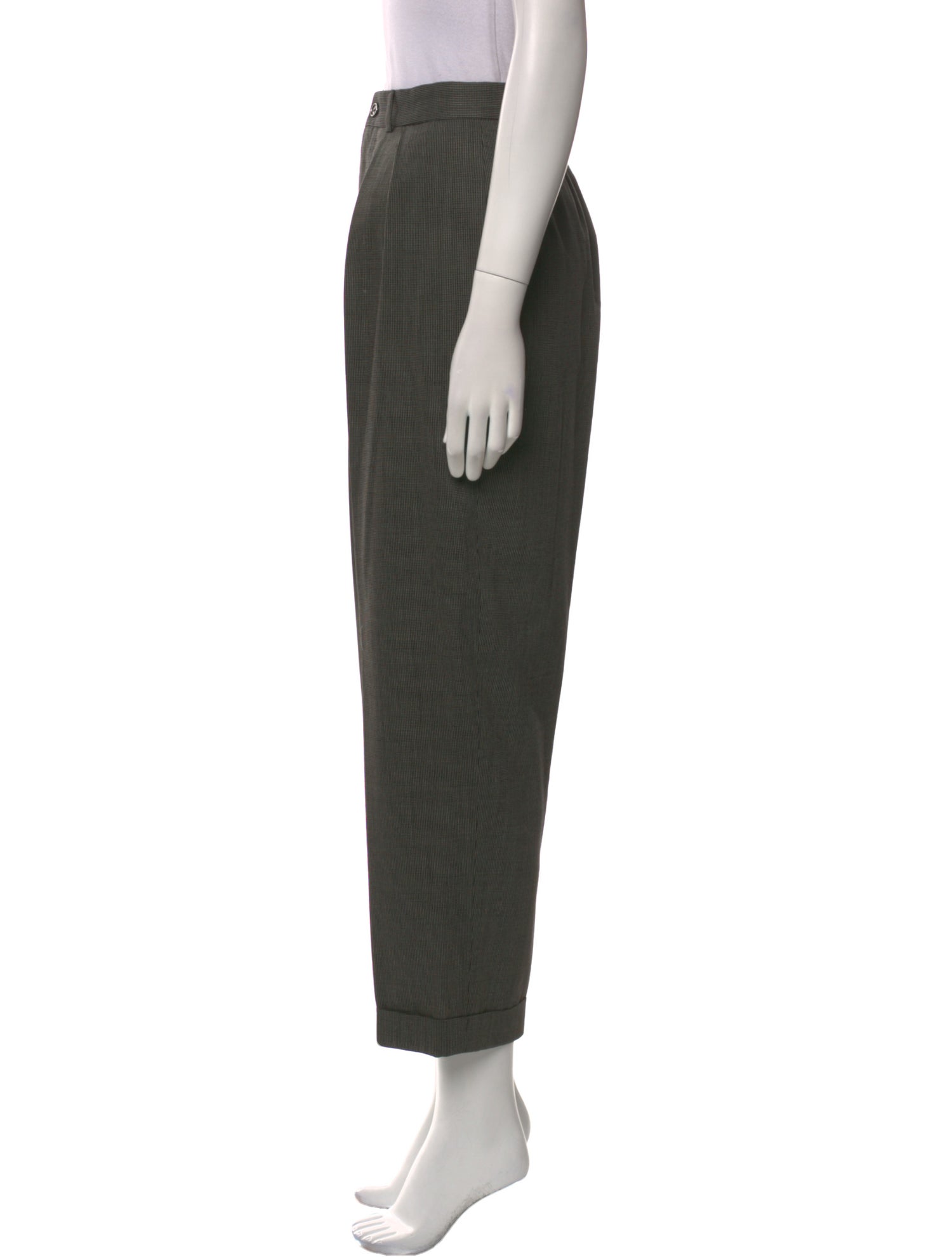 Ralph Lauren Purple Label Wool Straight Leg Pants