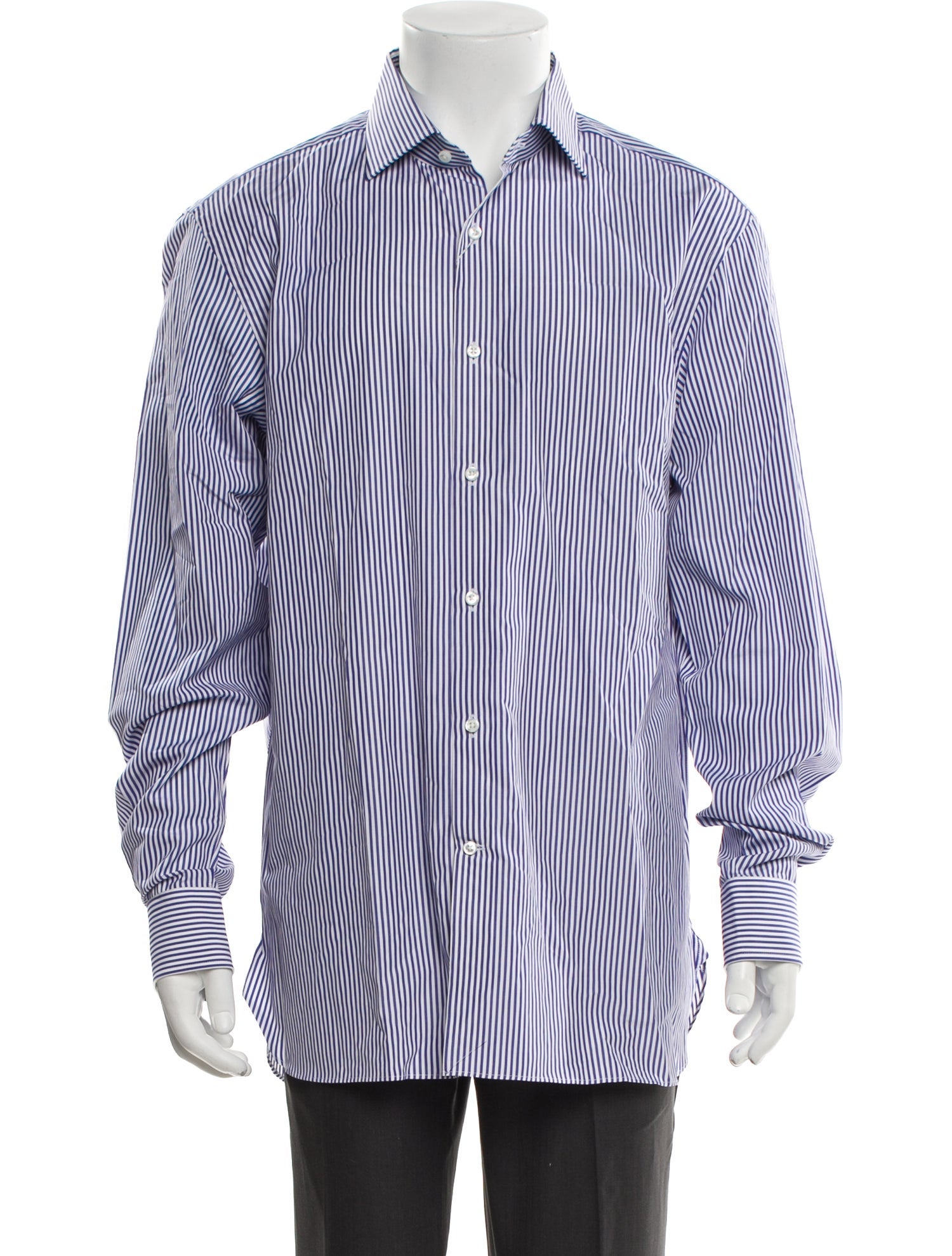 Ralph Lauren Purple Label Striped Long Sleeve Shirt w/ Tags