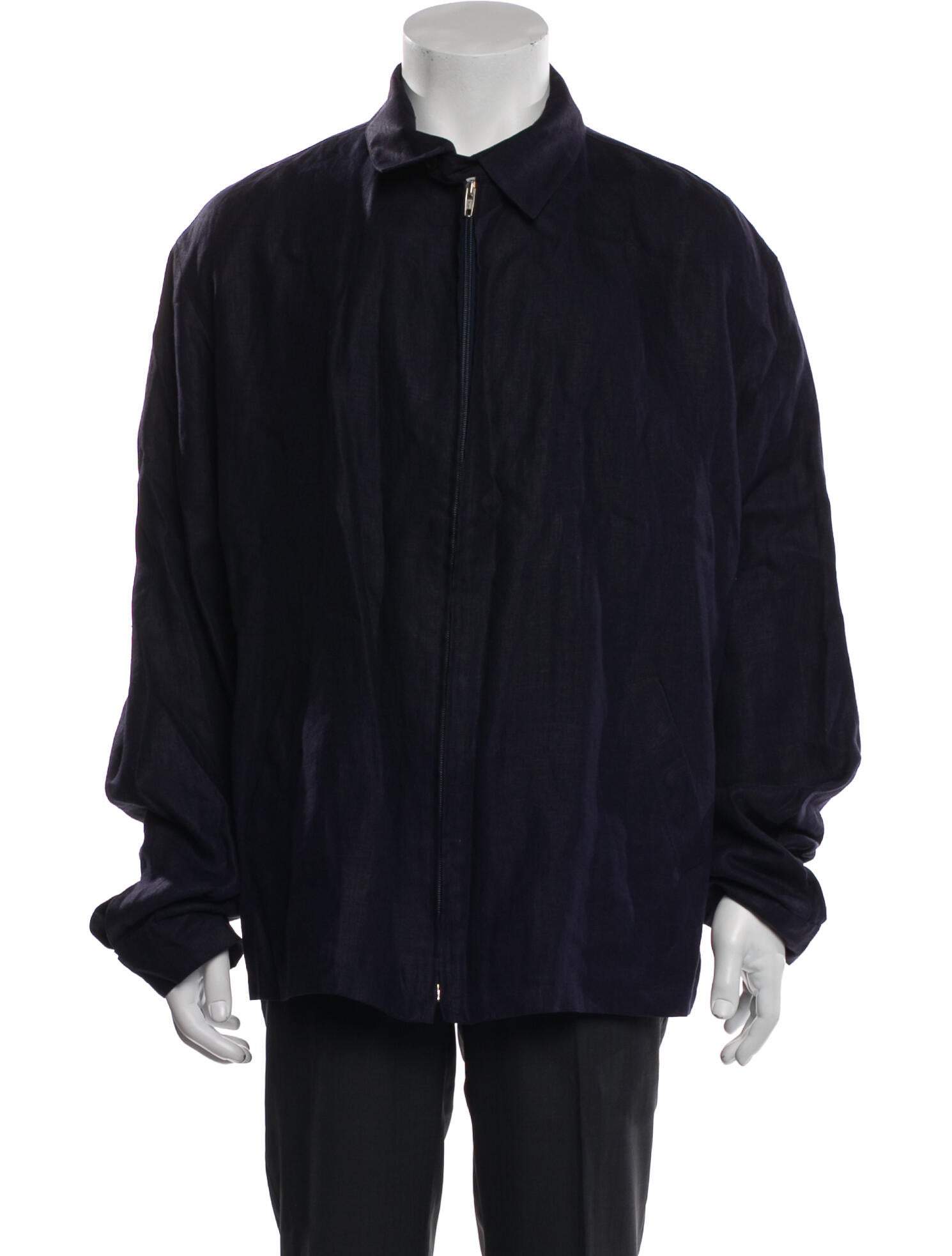 Ralph Lauren Purple Label Linen Windbreaker
