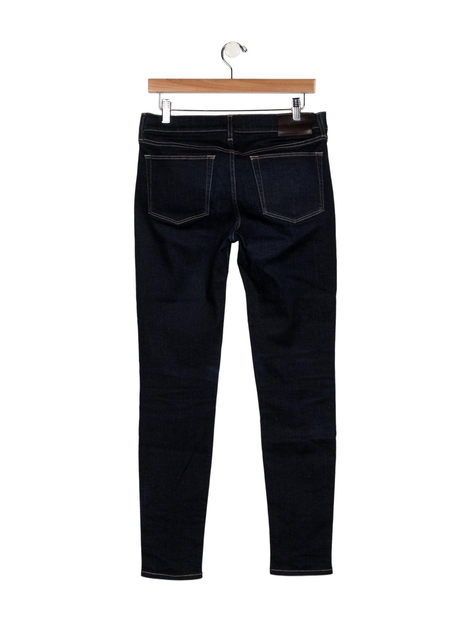 Ralph Lauren Purple Label Mid-Rise Skinny Leg Jeans