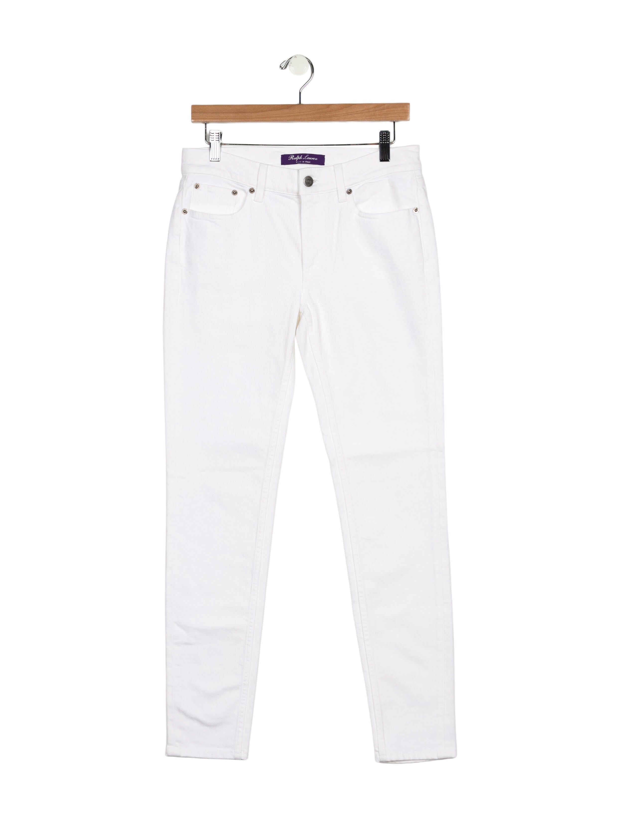 Ralph Lauren Purple Label Mid-Rise Skinny Leg Jeans