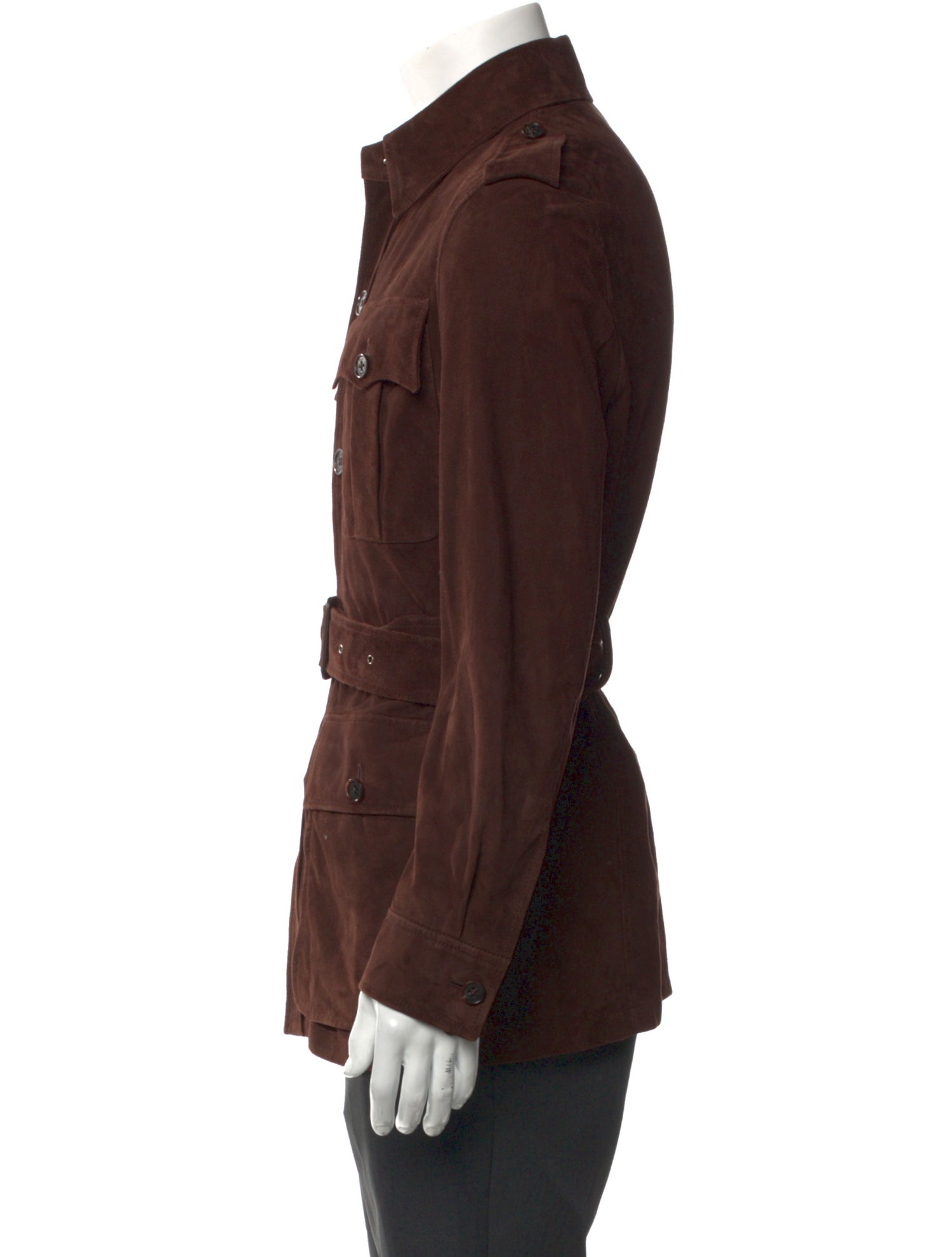 Ralph Lauren Purple Label Lambskin Long Sleeve Shirt