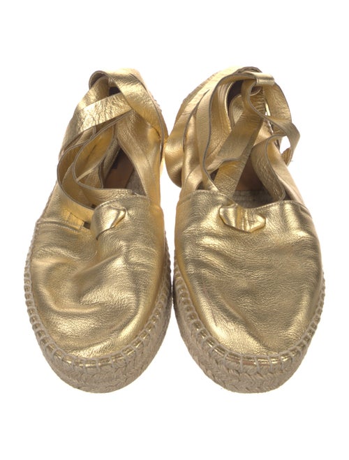Ralph Lauren Purple Label Leather Espadrilles