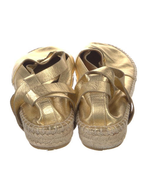 Ralph Lauren Purple Label Leather Espadrilles