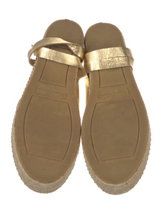Ralph Lauren Purple Label Leather Espadrilles