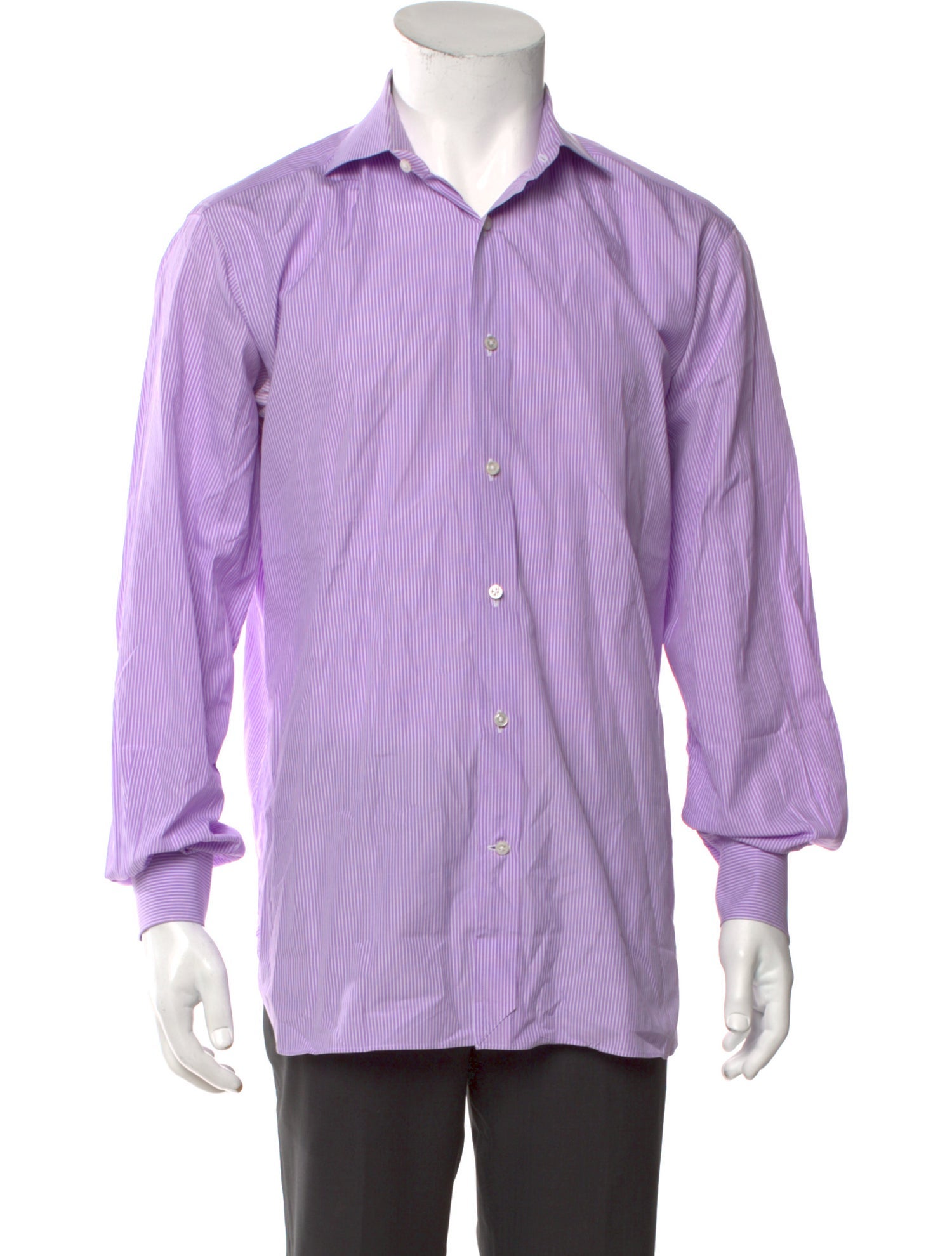 Ralph Lauren Purple Label Striped Long Sleeve Shirt