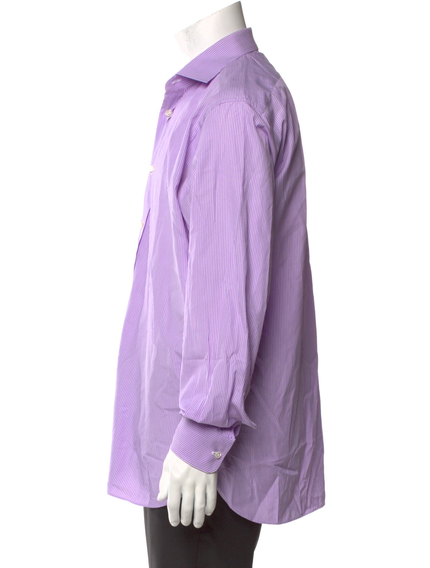 Ralph Lauren Purple Label Striped Long Sleeve Shirt