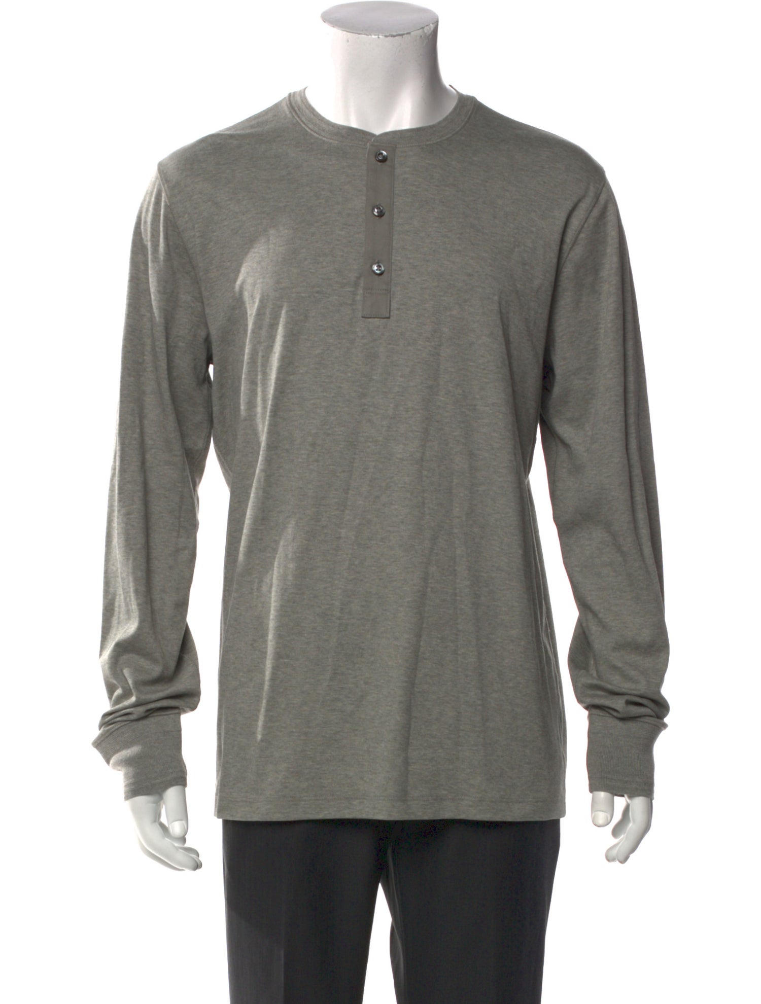 Ralph Lauren Purple Label Crew Neck Long Sleeve Polo Shirt