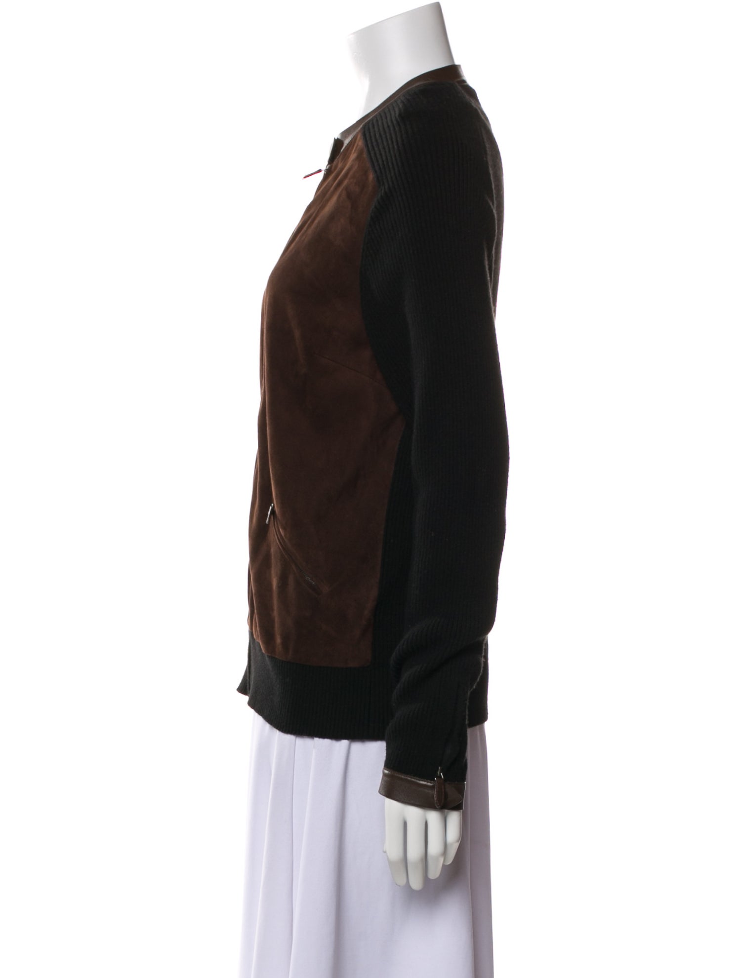 Ralph Lauren Purple Label Cashmere Colorblock Pattern Jacket with tags