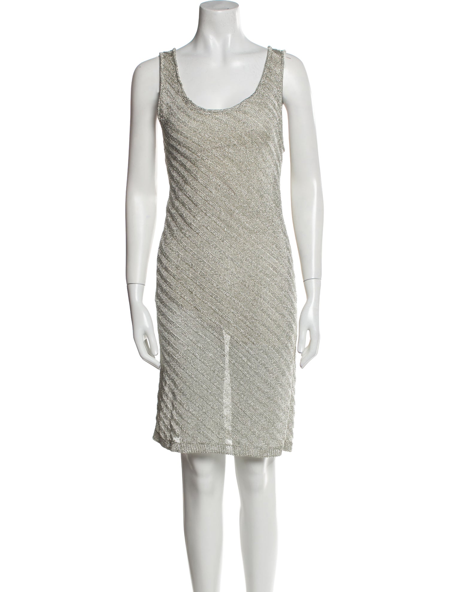 Ralph Lauren Purple Label Virgin Wool Knee-Length Dress