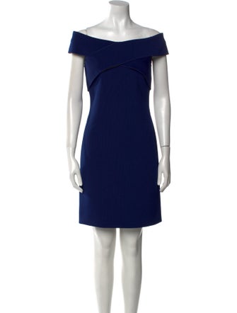 Ralph Lauren Purple Label Off-The-Shoulder Mini Dress