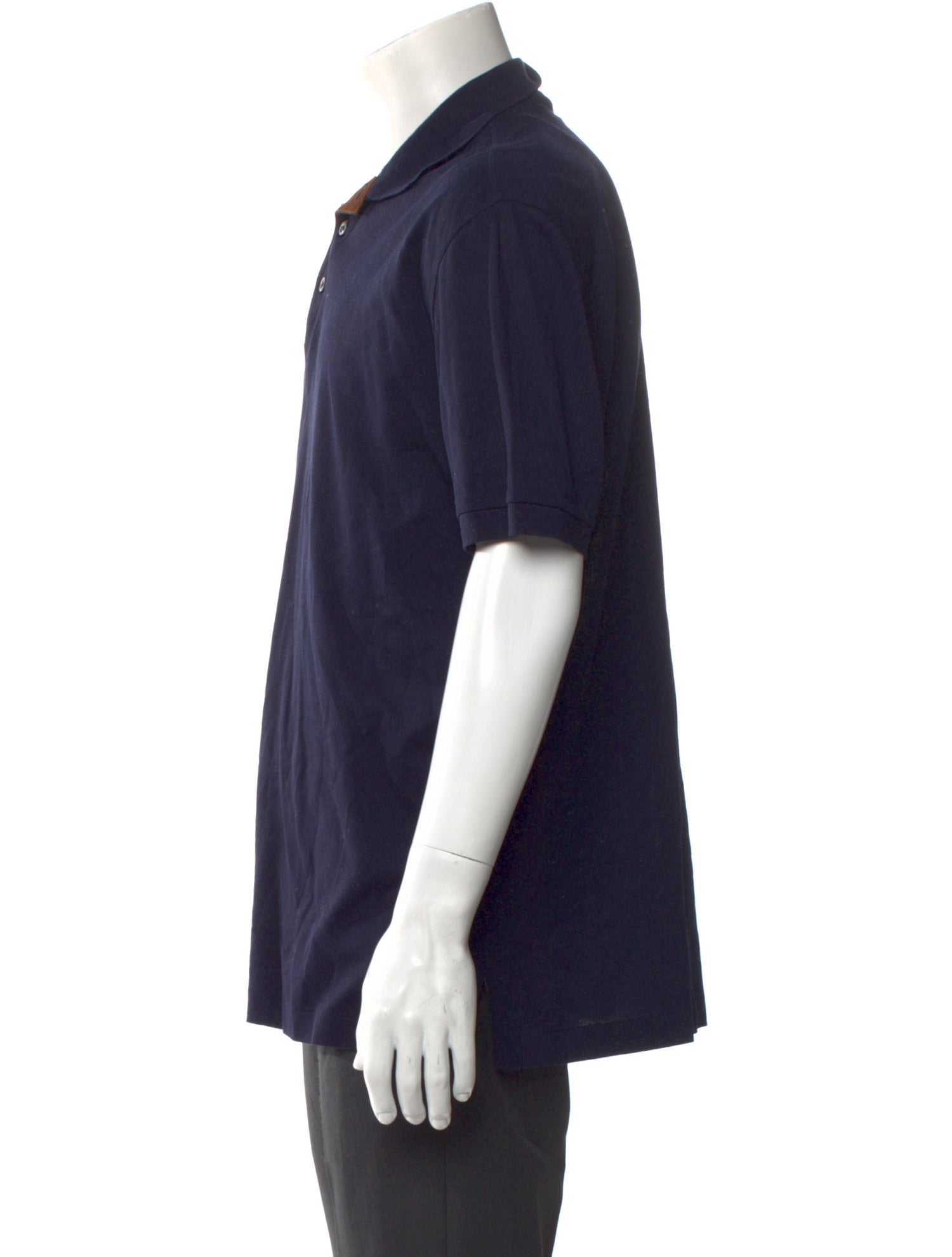 Ralph Lauren Purple Label Collar Short Sleeve Polo Shirt