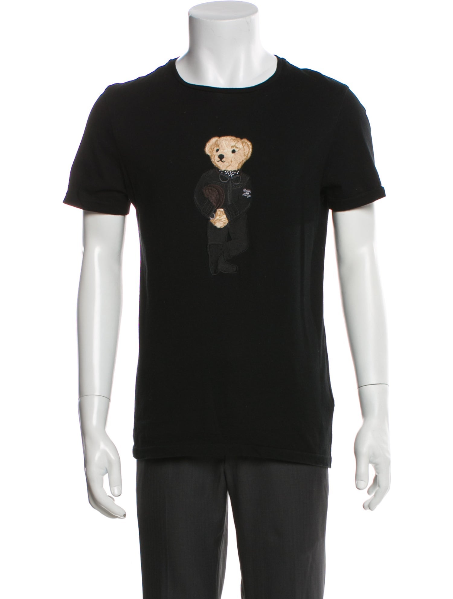 Ralph Lauren Purple Label Graphic Print Crew Neck T-Shirt