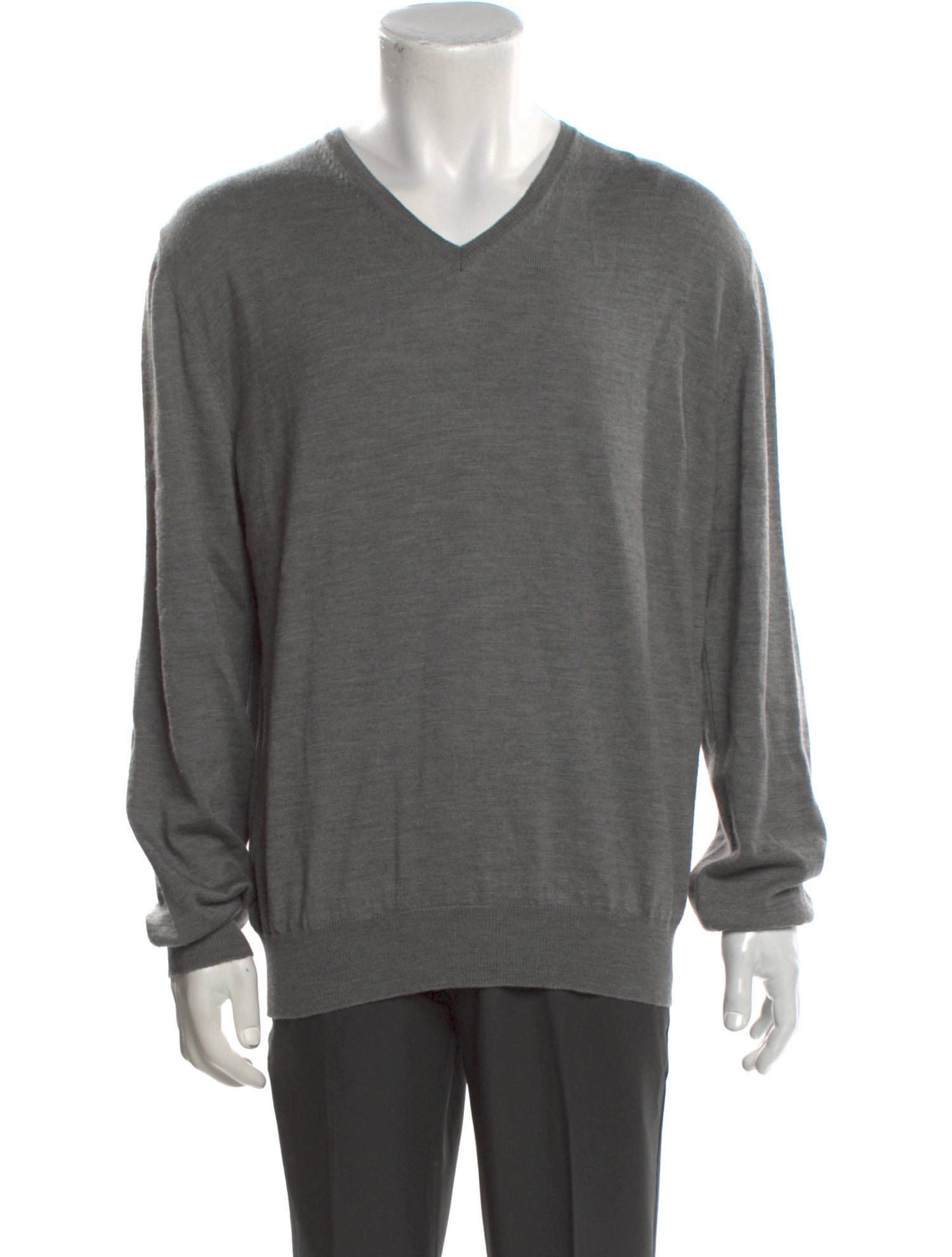 Ralph Lauren Purple Label Merino Wool V-Neck Pullover