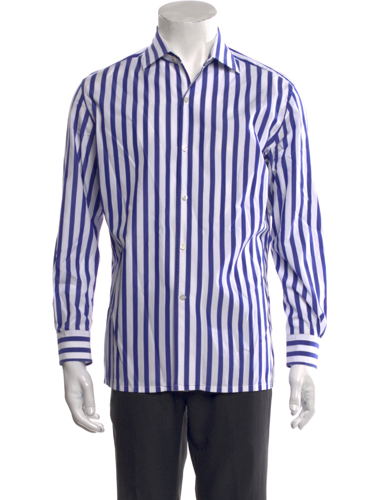 Ralph Lauren Purple Label Striped Long Sleeve Shirt