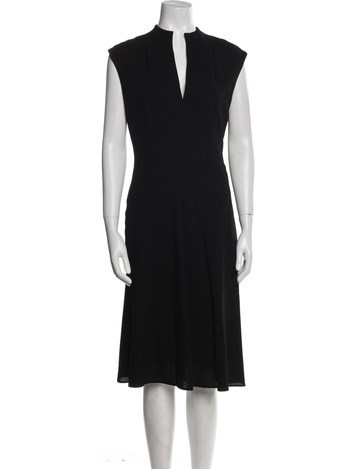 Ralph Lauren Purple Label Wool Midi Length Dress