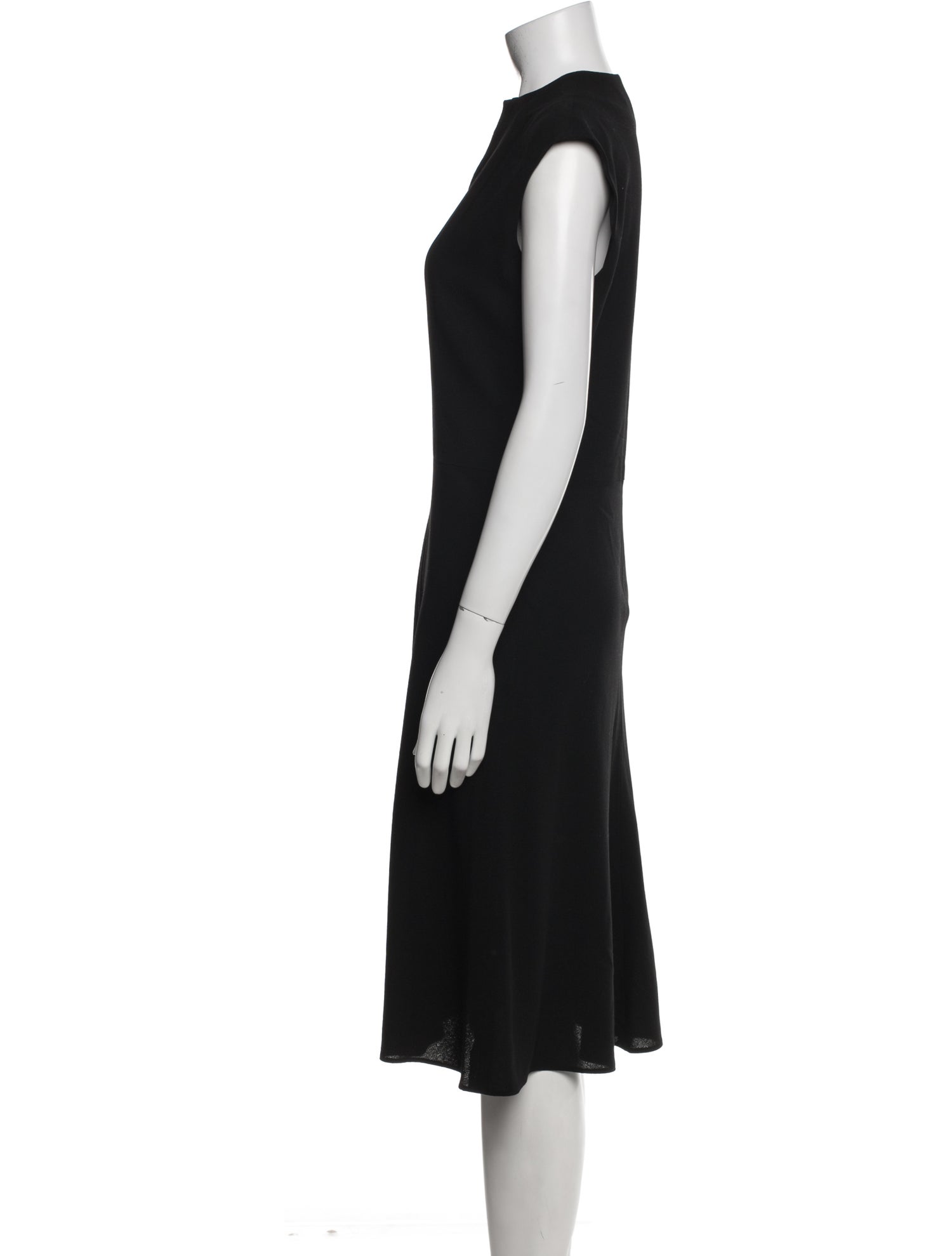 Ralph Lauren Purple Label Wool Midi Length Dress