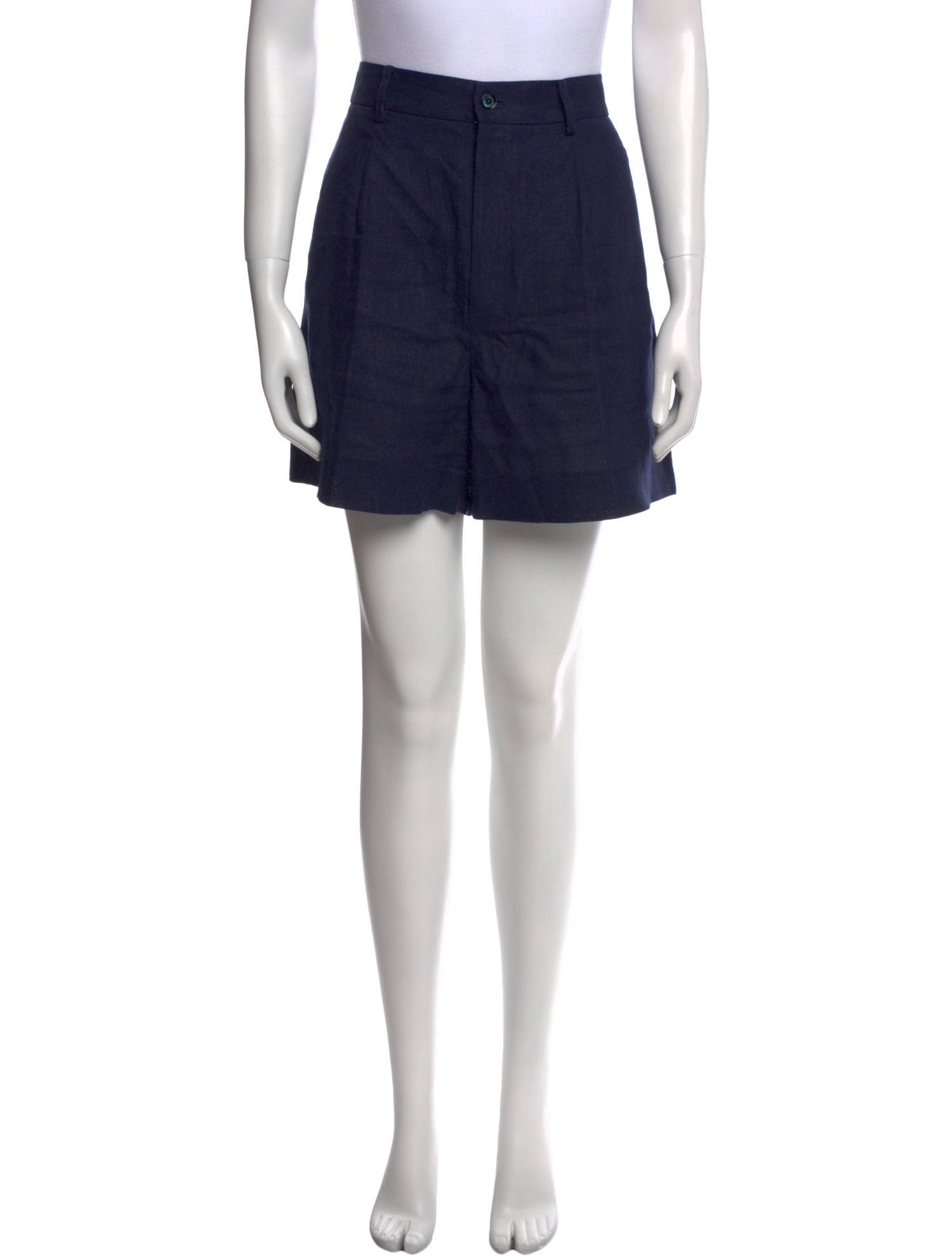 Ralph Lauren Purple Label Linen Mini Shorts