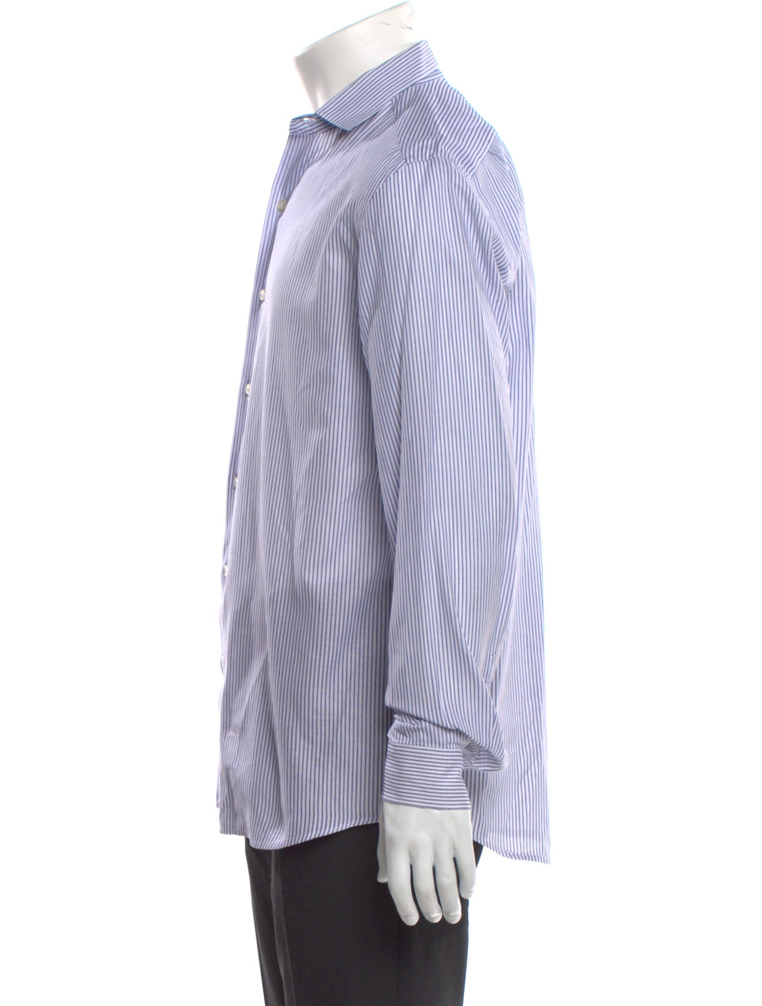 Ralph Lauren Purple Label Striped Long Sleeve Shirt