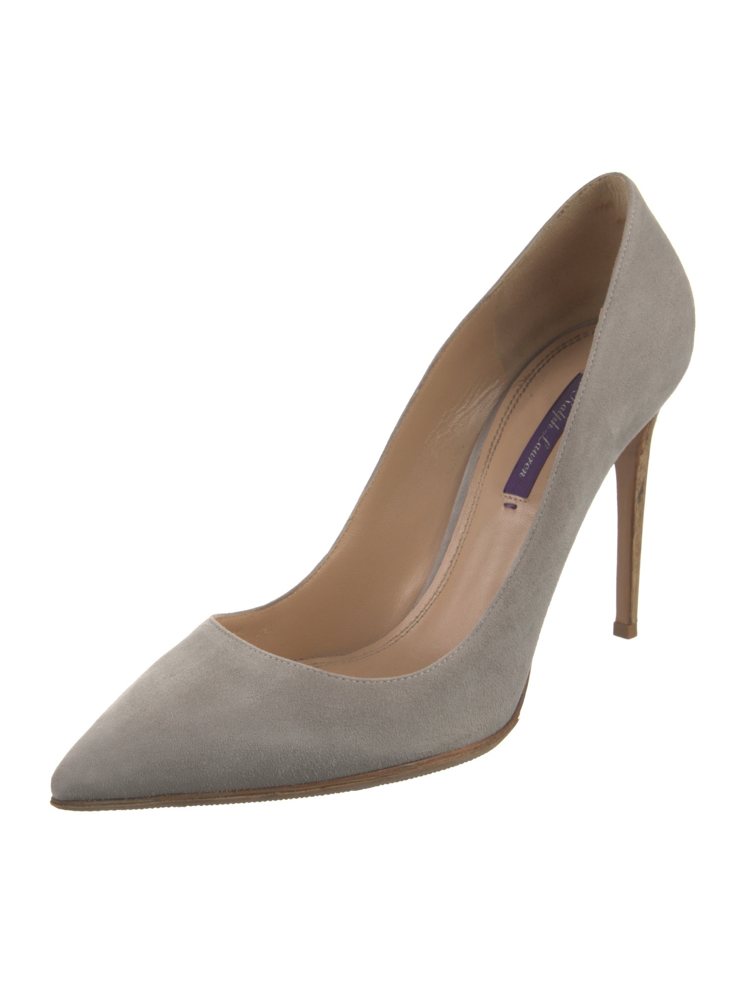 Ralph Lauren Purple Label Suede Pumps