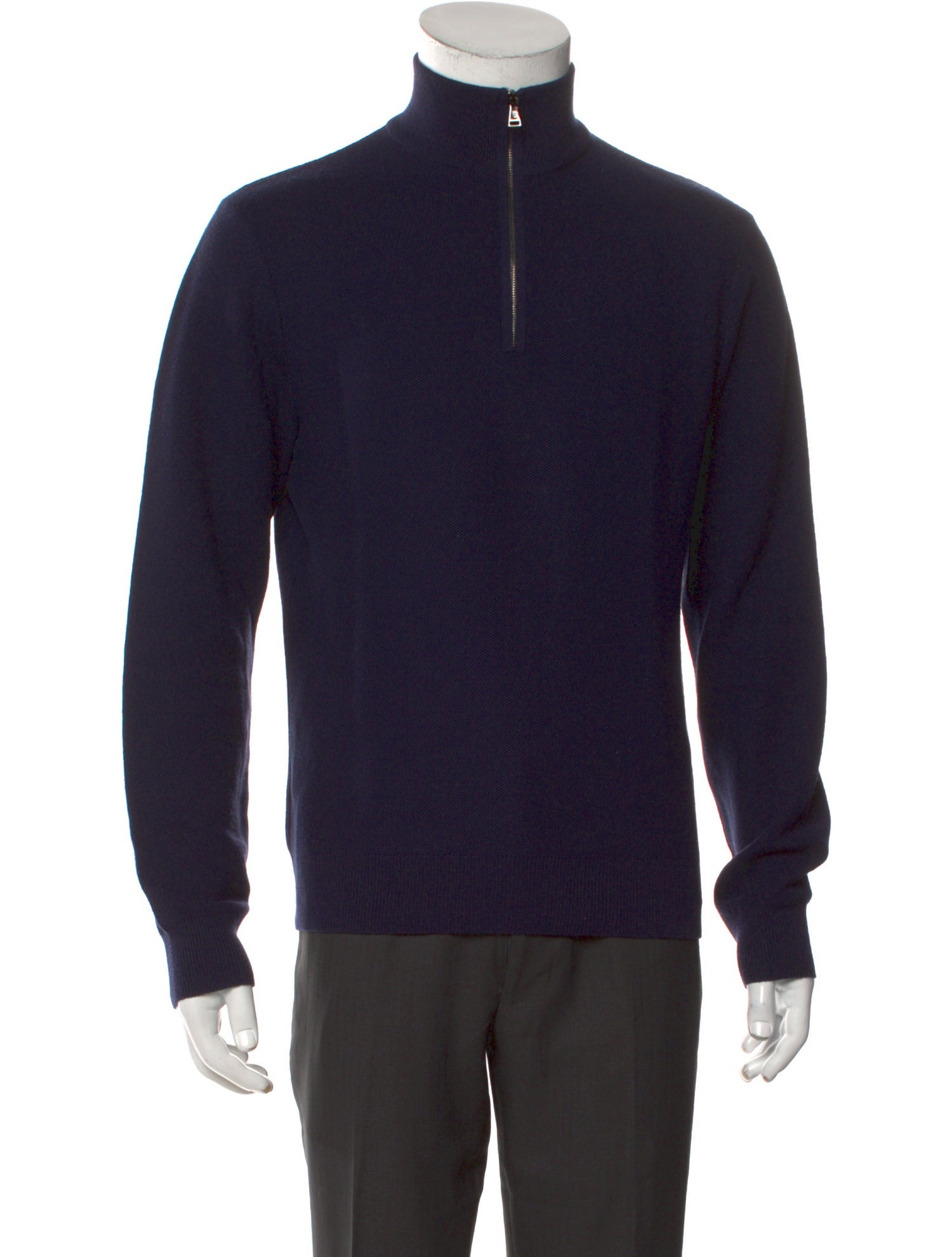 Ralph Lauren Purple Label Wool Mock Neck Pullover