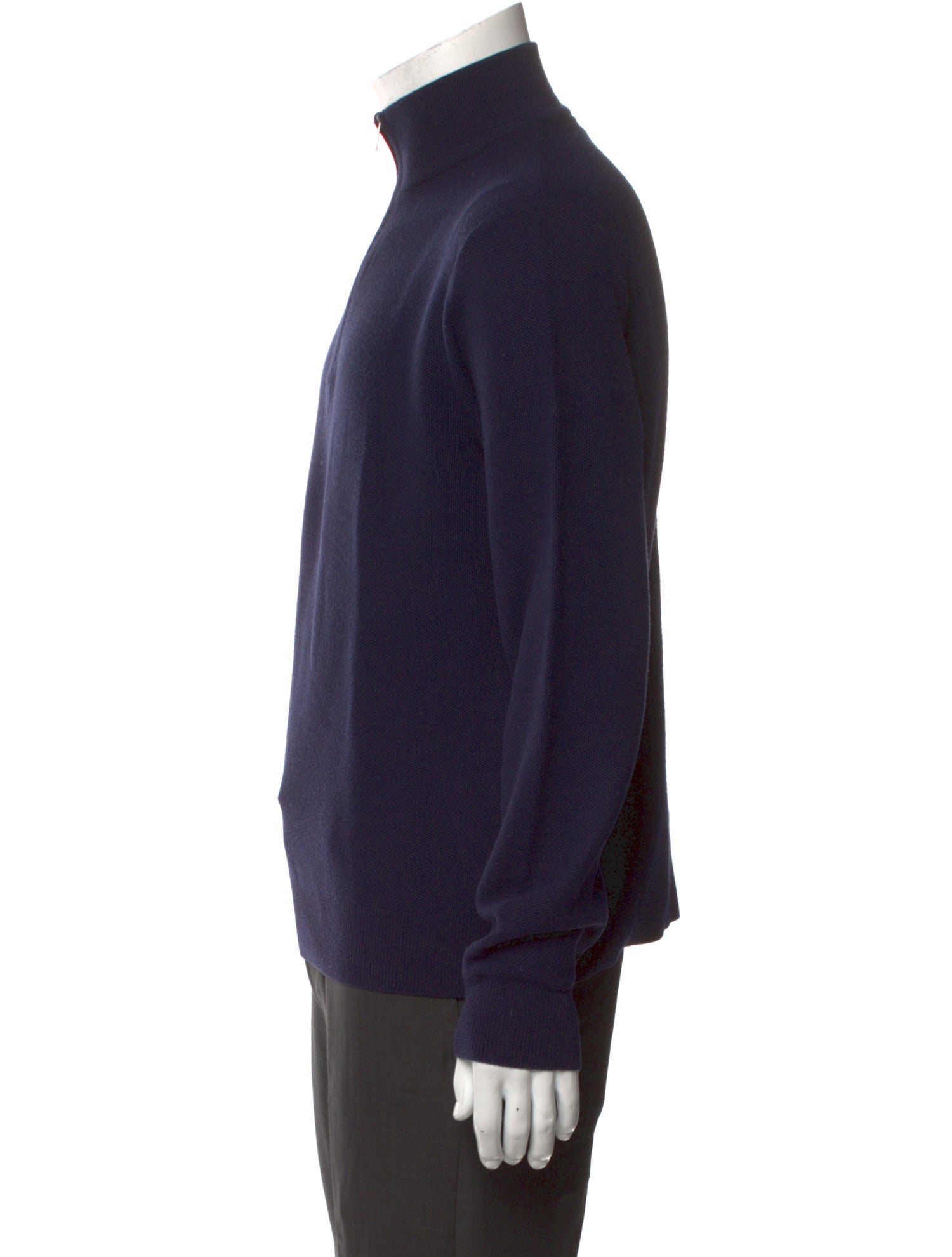 Ralph Lauren Purple Label Wool Mock Neck Pullover