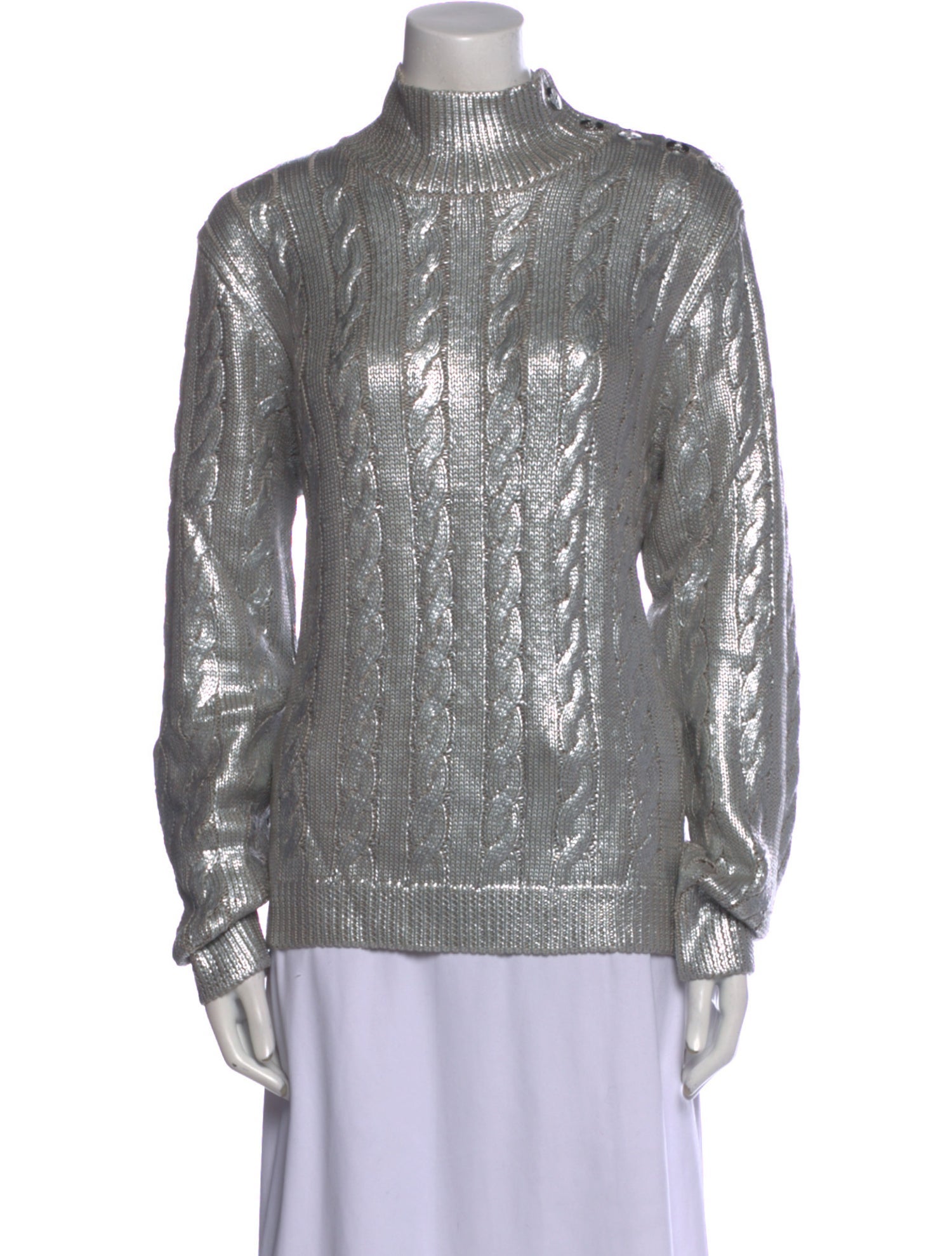 Ralph Lauren Purple Label Silk Turtleneck Sweater