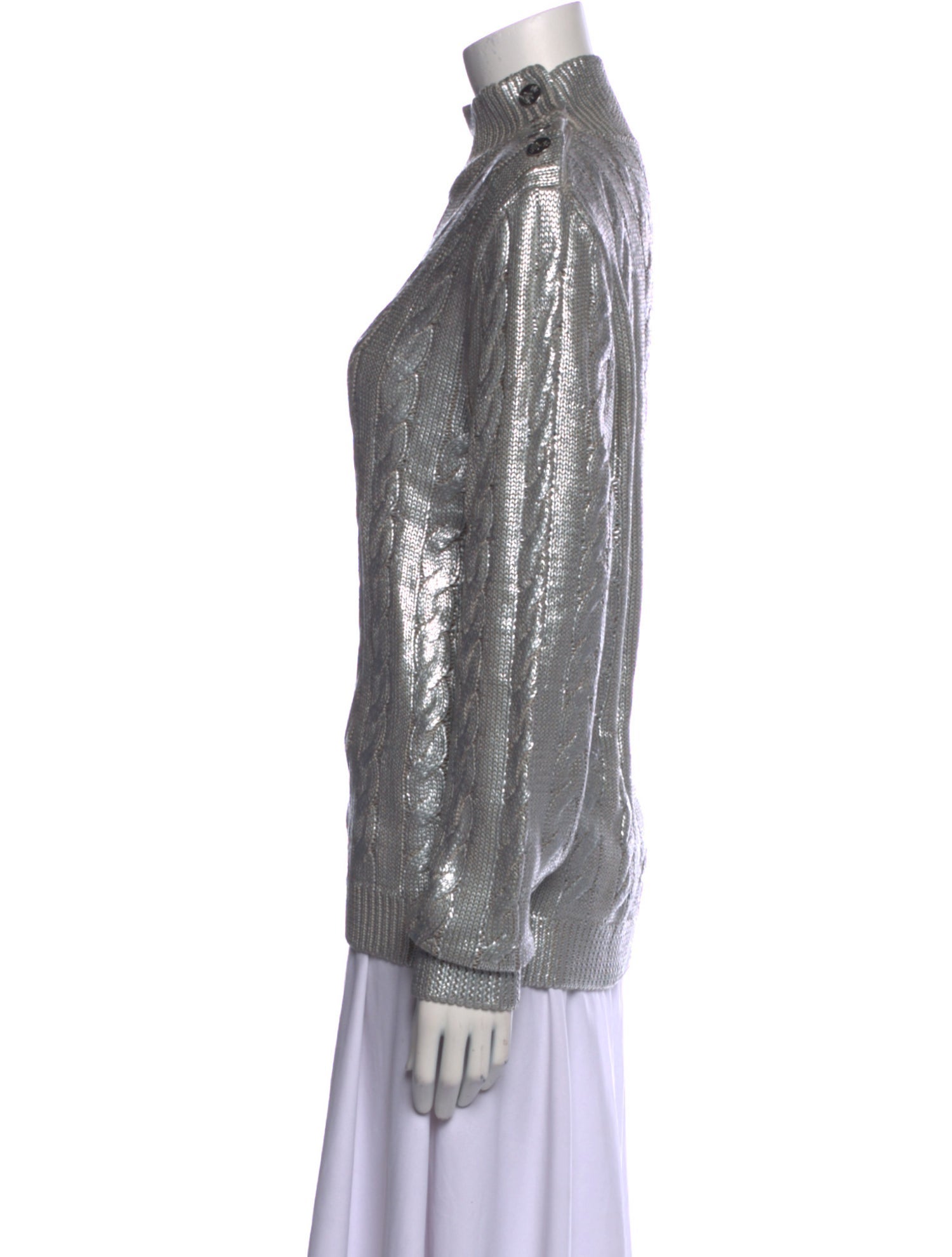 Ralph Lauren Purple Label Silk Turtleneck Sweater