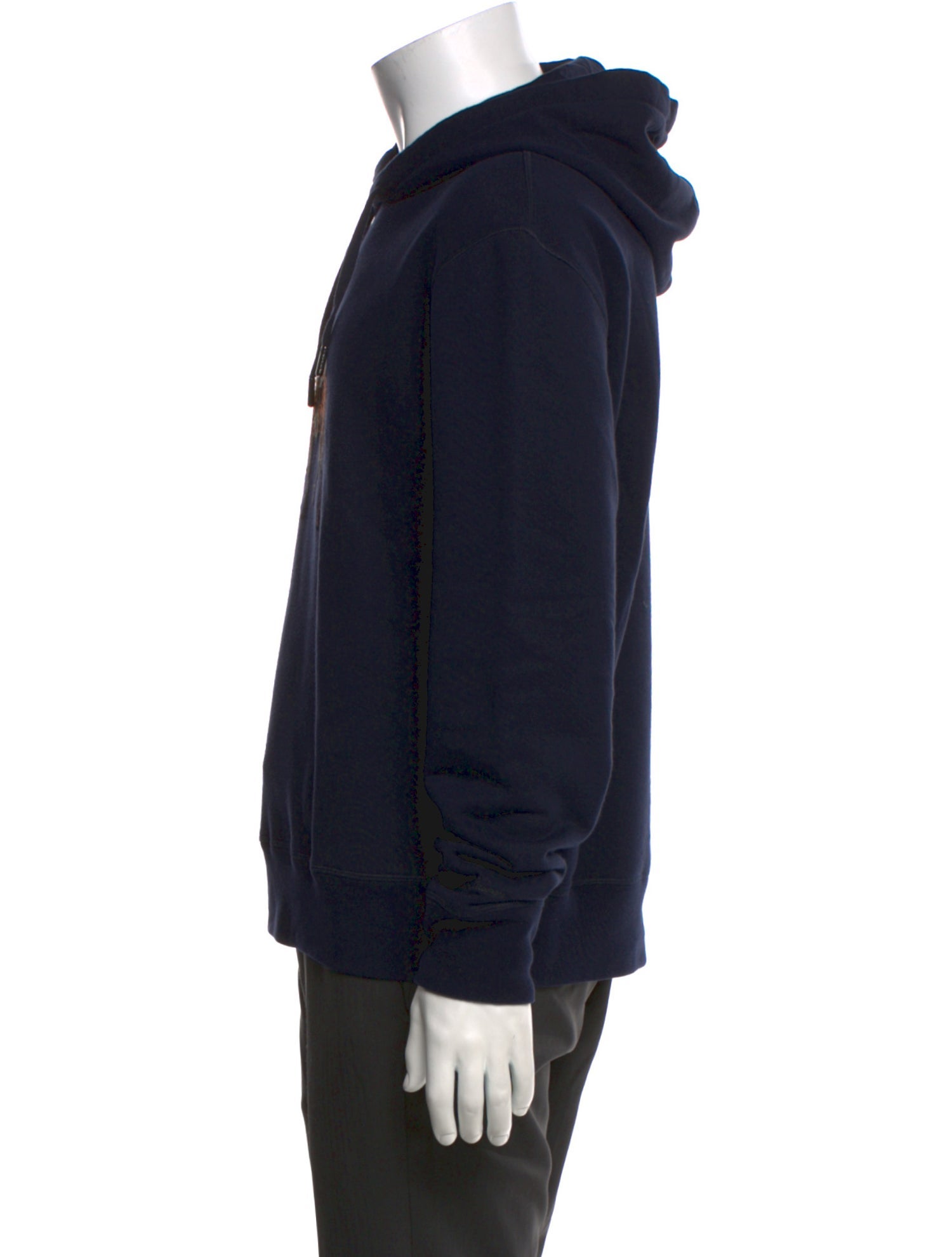 Ralph Lauren Purple Label Graphic Print Crew Neck Hoodie