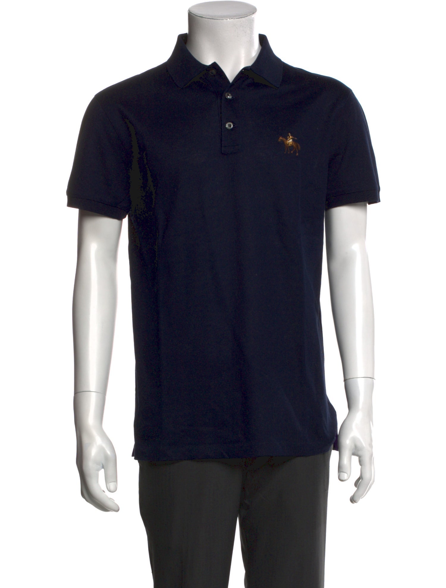 Ralph Lauren Purple Label Crew Neck Short Sleeve Polo Shirt