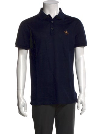 Ralph Lauren Purple Label Crew Neck Short Sleeve Polo Shirt