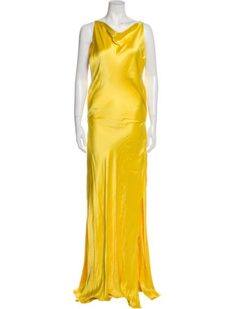 Ralph Lauren Purple Label Silk Long Dress