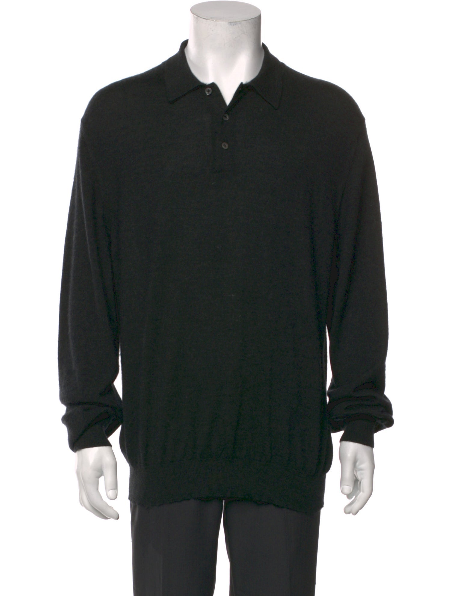 Ralph Lauren Purple Label Cashmere Collar Polo Shirt