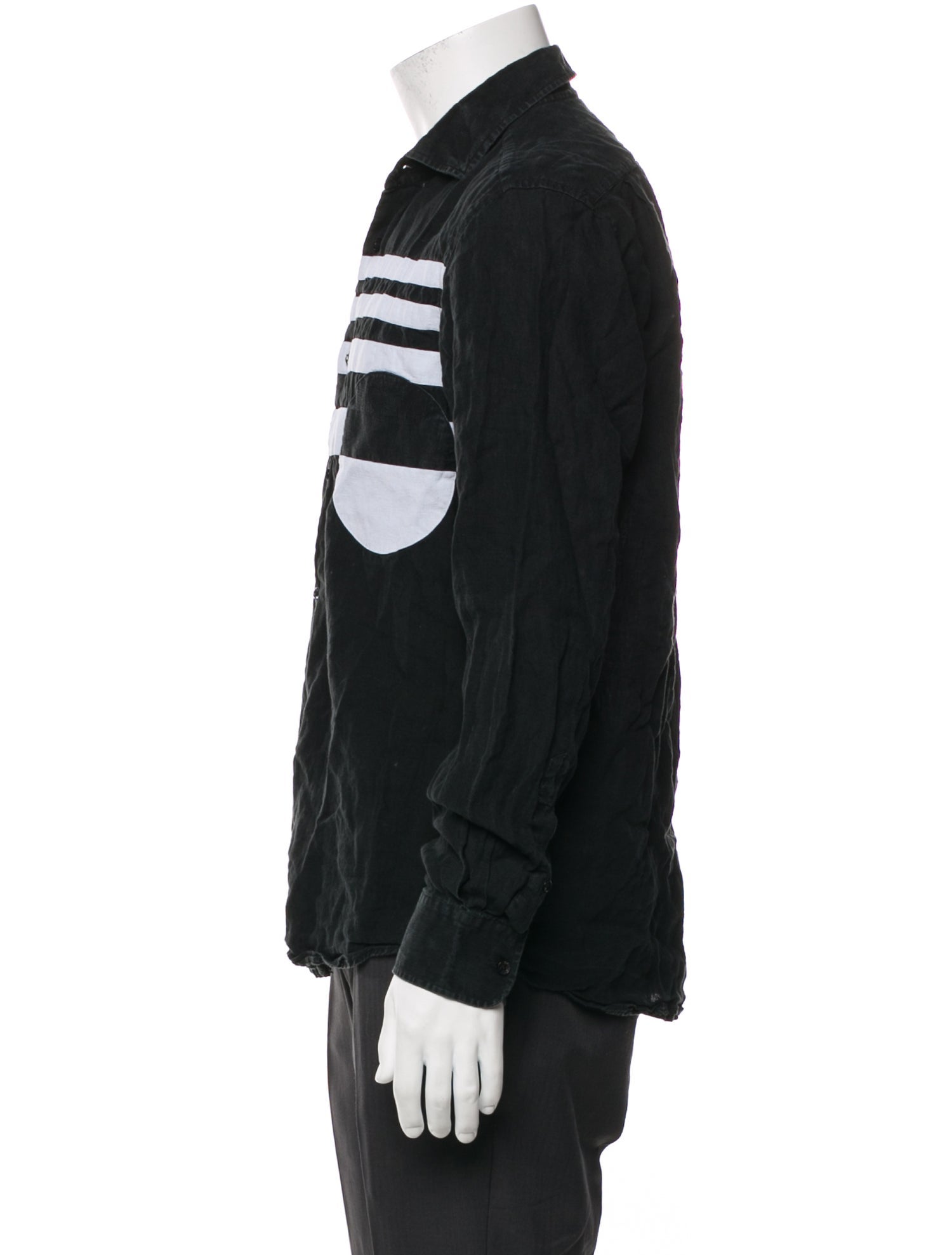 Ralph Lauren Purple Label Linen Striped Shirt