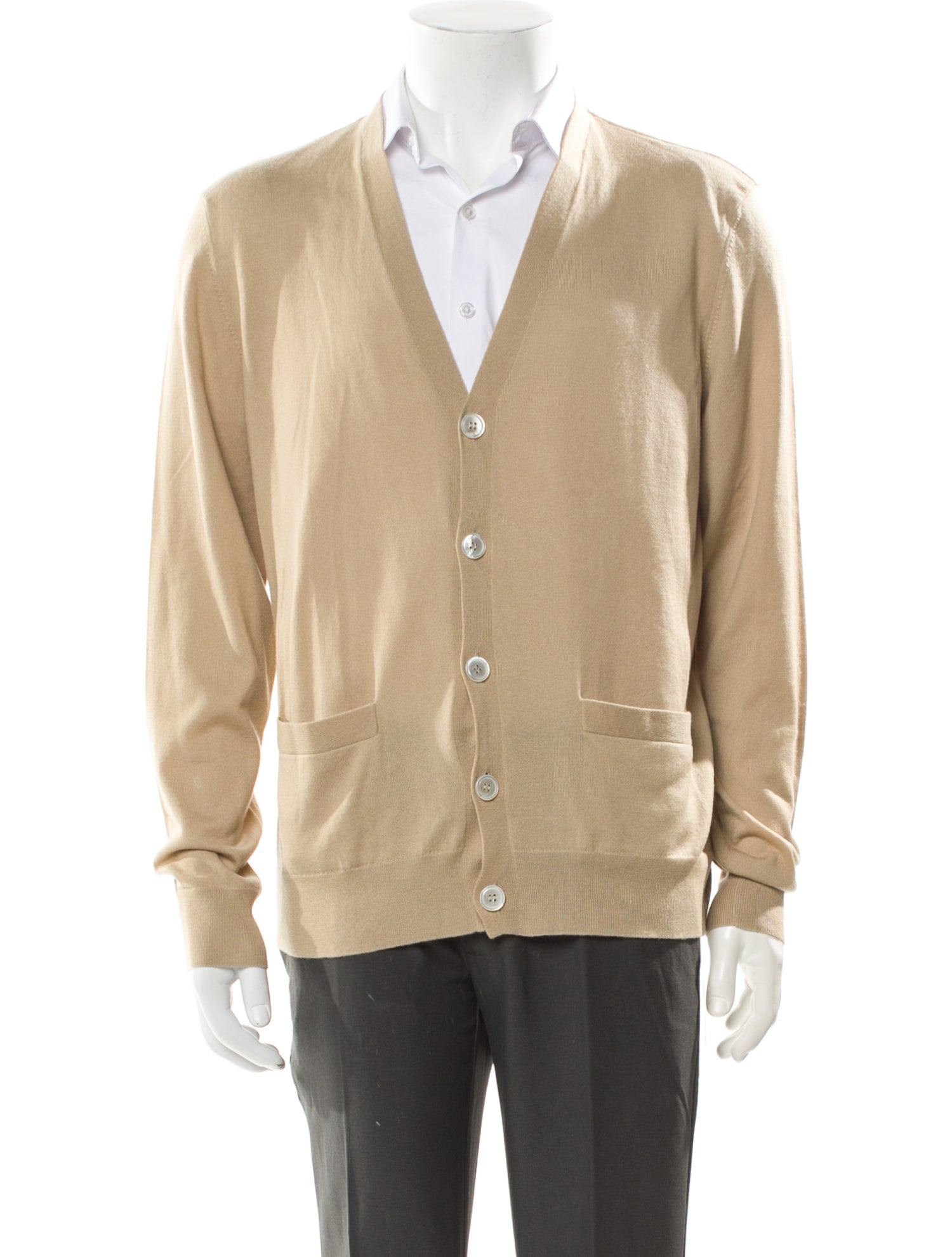 Ralph Lauren Purple Label Cashmere V-Neck Cardigan w/ Tags