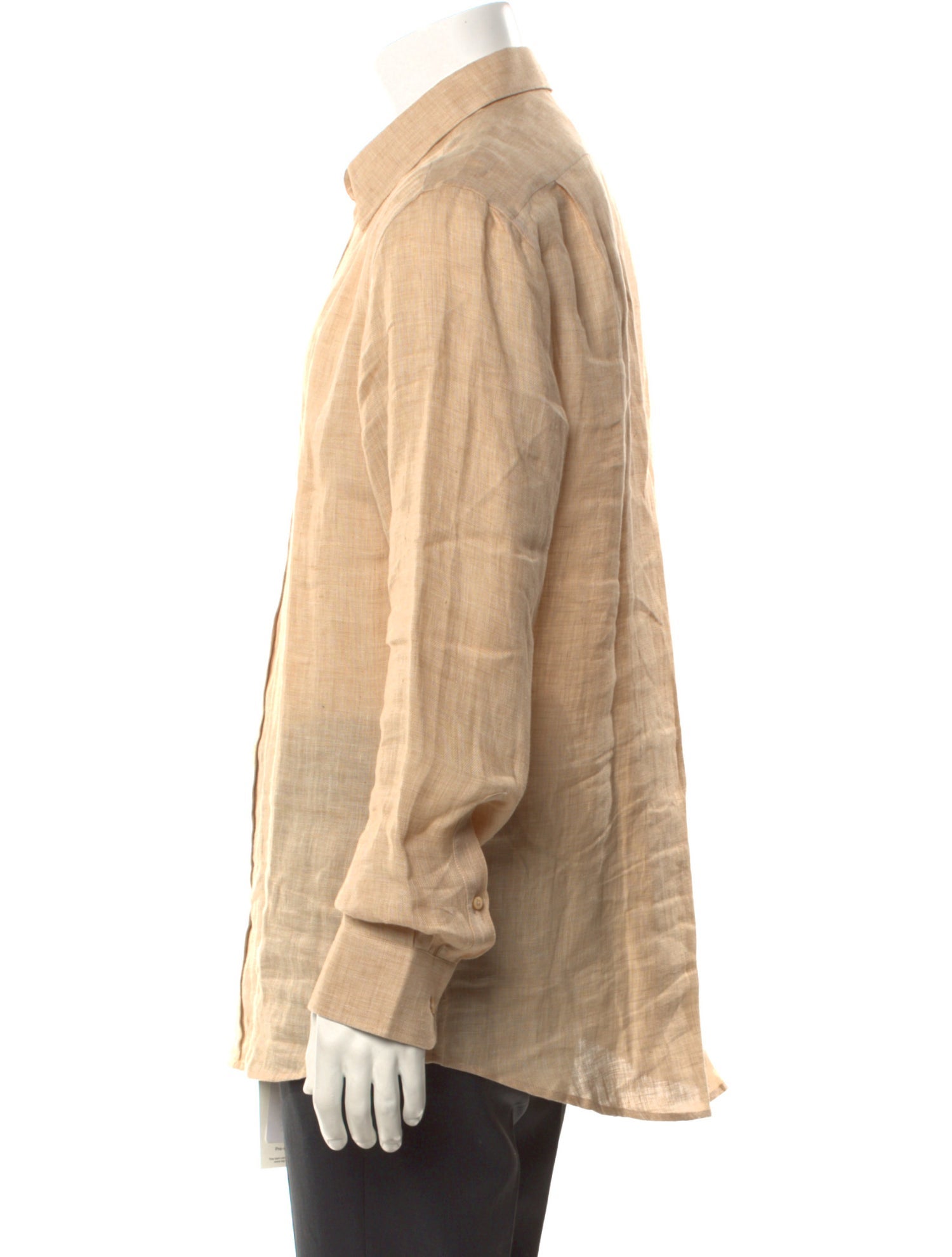 Ralph Lauren Purple Label Linen Long Sleeve Shirt