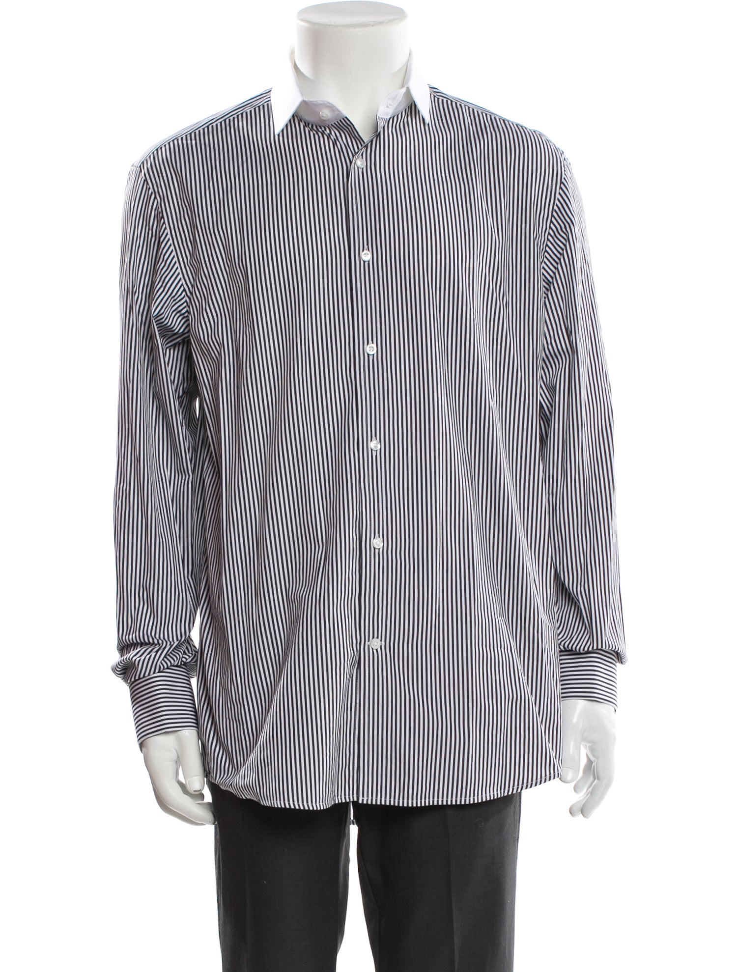Ralph Lauren Purple Label Striped Long Sleeve Shirt
