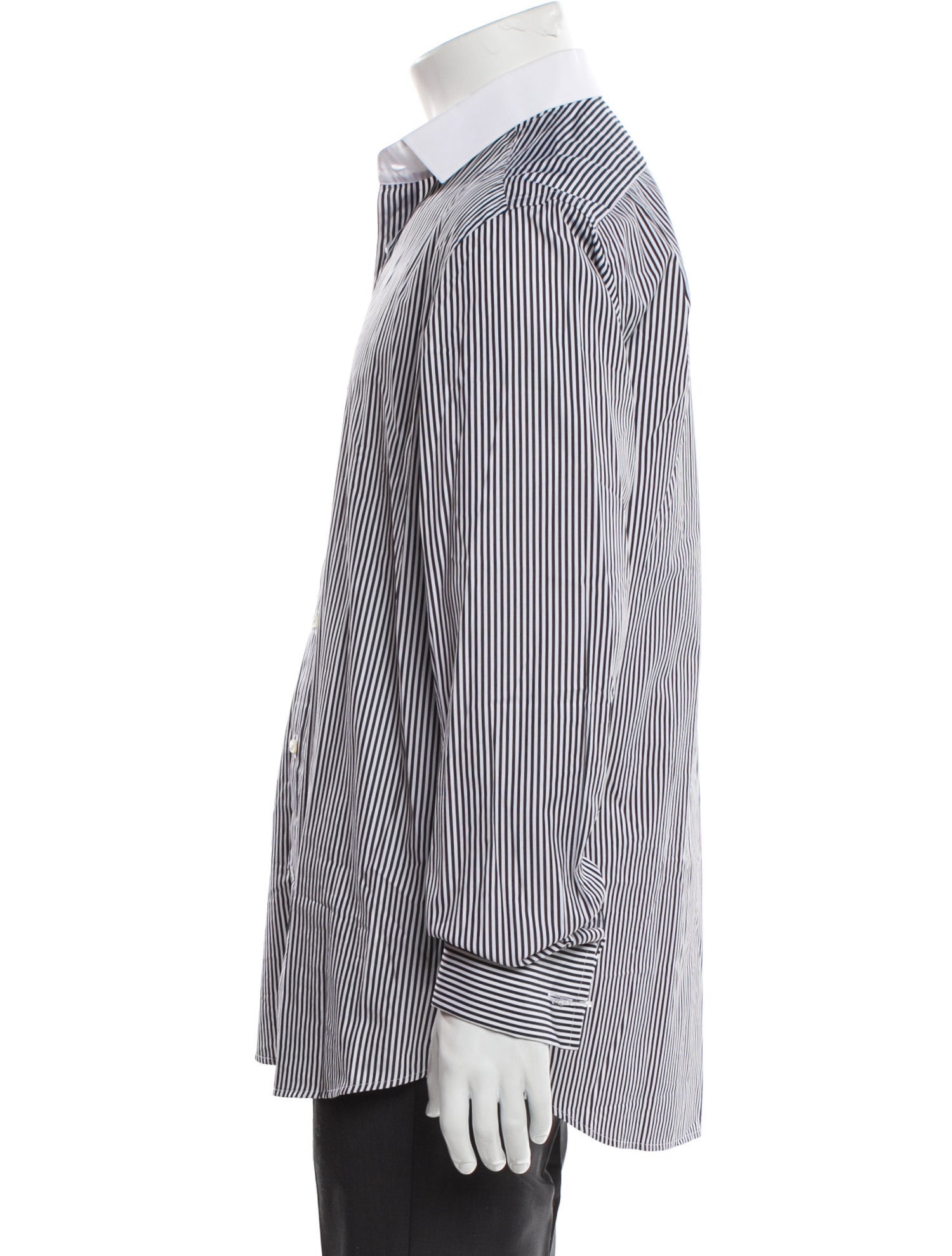 Ralph Lauren Purple Label Striped Long Sleeve Shirt