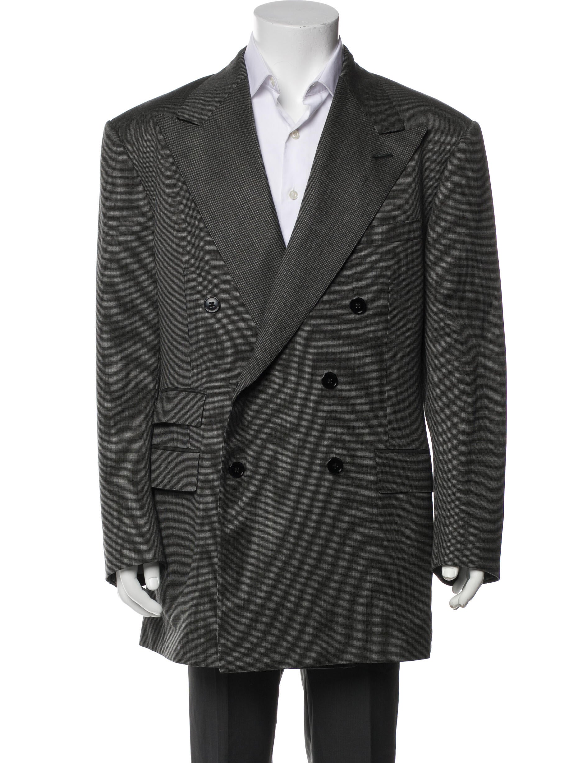 Ralph Lauren Purple Label Virgin Wool Patterned Blazer