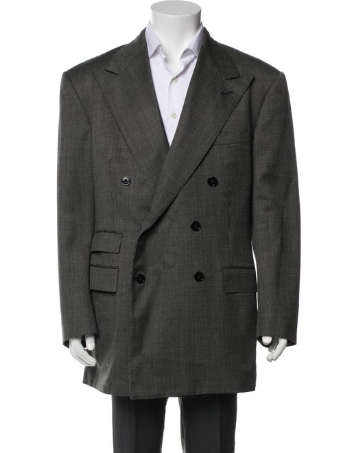 Ralph Lauren Purple Label Virgin Wool Patterned Blazer