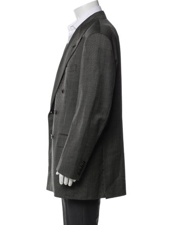 Ralph Lauren Purple Label Virgin Wool Patterned Blazer