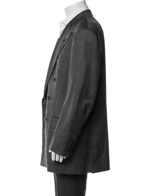 Ralph Lauren Purple Label Virgin Wool Patterned Blazer