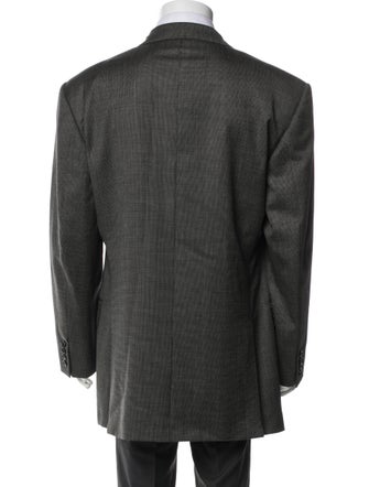 Ralph Lauren Purple Label Virgin Wool Patterned Blazer