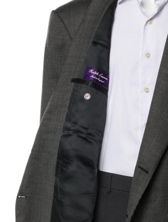 Ralph Lauren Purple Label Virgin Wool Patterned Blazer