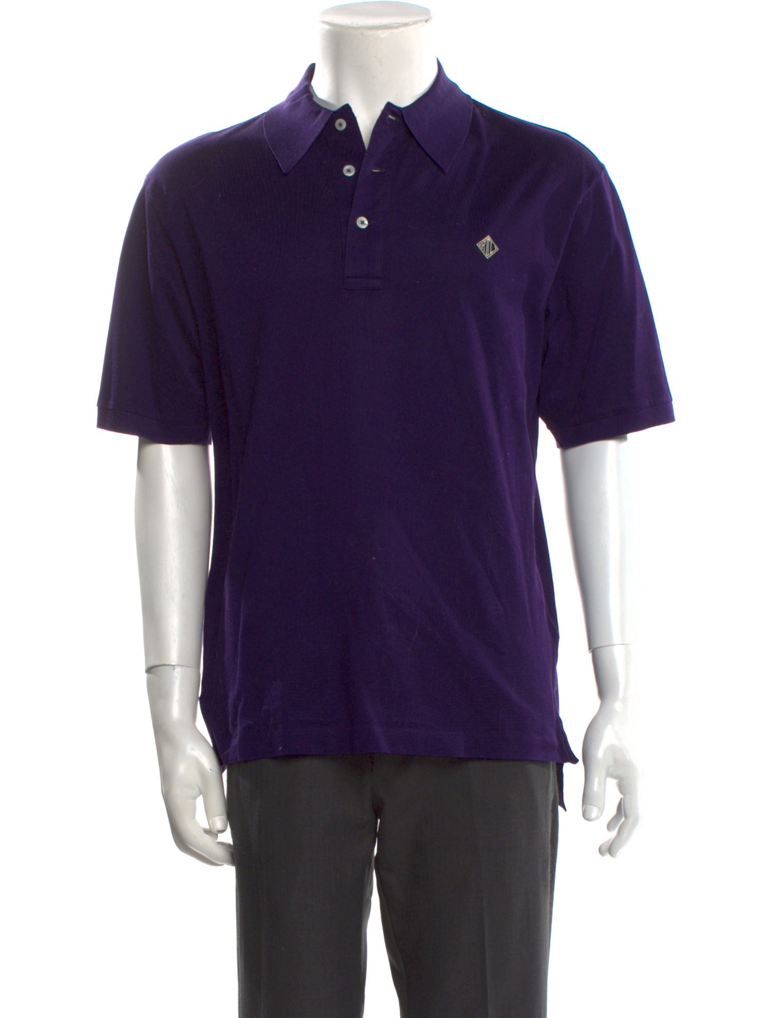 Ralph Lauren Purple Label Crew Neck Short Sleeve Polo Shirt