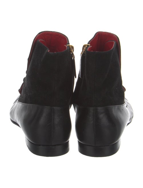 Ralph Lauren Purple Label Suede Crystal Embellishments Chelsea Boots