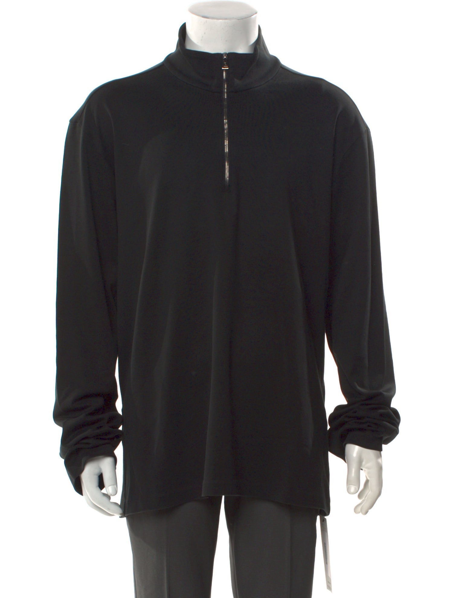 Ralph Lauren Purple Label Mock Neck Long Sleeve Sweatshirt