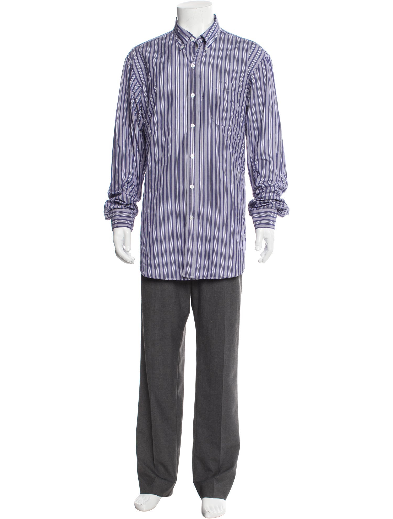 Ralph Lauren Collection Striped Long Sleeve Shirt