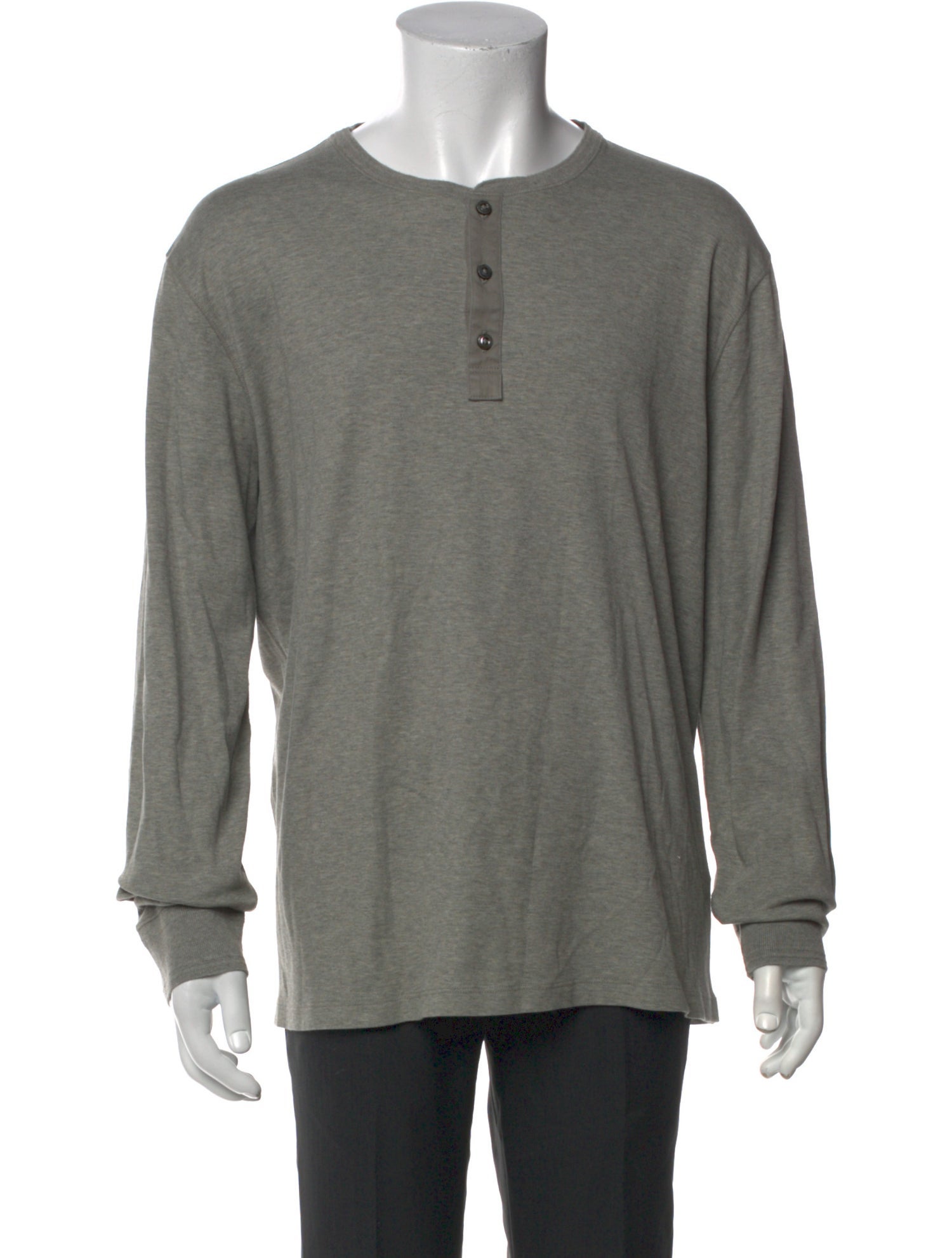 Ralph Lauren Purple Label Crew Neck Long Sleeve Henley